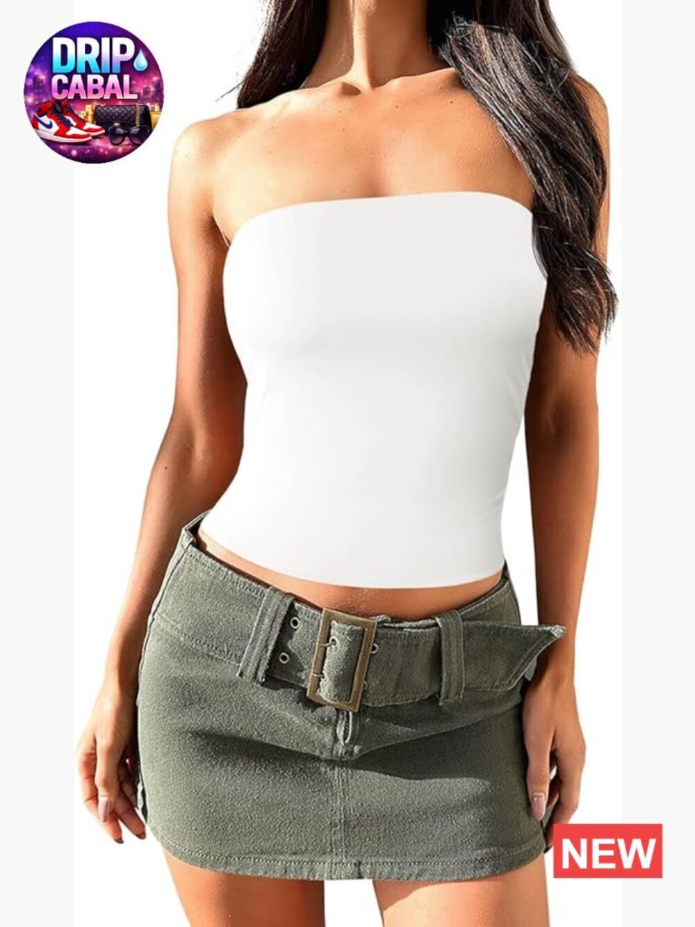 Stretchy Tube Top Strapless No Pad Summer Cami Clubwear